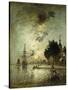 Moonlight; Clair de Lune-Johan Barthold Jongkind-Stretched Canvas