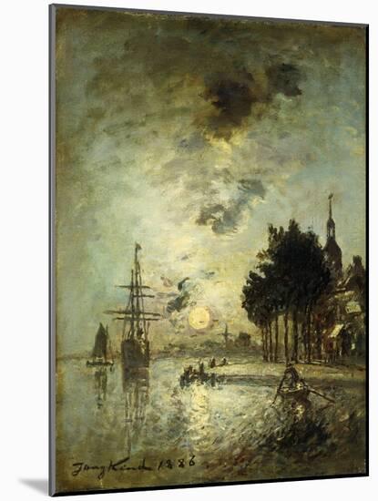 Moonlight; Clair de Lune-Johan Barthold Jongkind-Mounted Giclee Print