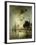 Moonlight; Clair de Lune-Johan Barthold Jongkind-Framed Giclee Print