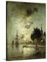 Moonlight; Clair de Lune-Johan Barthold Jongkind-Stretched Canvas