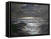 Moonlight, Cornish Coast-Albert Julius Olsson-Framed Stretched Canvas