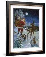 Moonlight Delivery-Hal Frenck-Framed Giclee Print