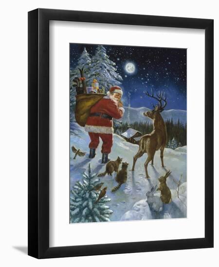 Moonlight Delivery-Hal Frenck-Framed Premium Giclee Print