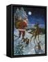 Moonlight Delivery-Hal Frenck-Framed Stretched Canvas