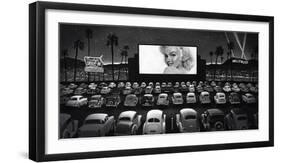 Moonlight Drive-In-Shawn Mackey-Framed Giclee Print