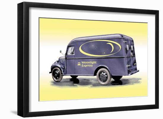 Moonlight Express Truck-null-Framed Art Print