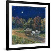 Moonlight Hayride-Edgar Jerins-Framed Giclee Print