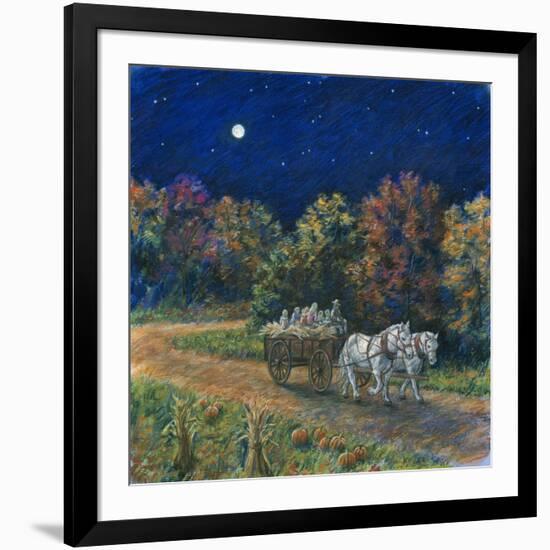 Moonlight Hayride-Edgar Jerins-Framed Giclee Print