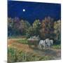 Moonlight Hayride-Edgar Jerins-Mounted Giclee Print