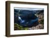 Moonlight Illuminates the Cliffs Surrounding the Palouse Falls in Eastern Washington-Ben Herndon-Framed Photographic Print