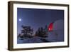 Moonlight Illuminates the Schulman Telescope on Mount Lemmon-null-Framed Photographic Print