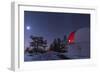 Moonlight Illuminates the Schulman Telescope on Mount Lemmon-null-Framed Photographic Print