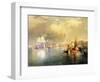 Moonlight in Venice-Thomas Moran-Framed Giclee Print