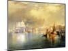 Moonlight in Venice-Thomas Moran-Mounted Giclee Print