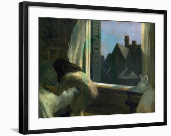 Moonlight Interior-Edward Hopper-Framed Giclee Print