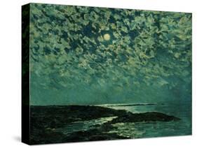 Moonlight, Isle of Shoals, 1892-Childe Hassam-Stretched Canvas