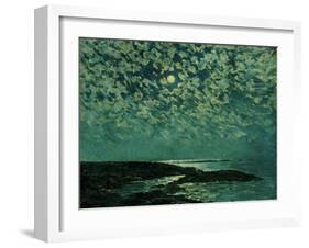 Moonlight, Isle of Shoals, 1892-Childe Hassam-Framed Giclee Print