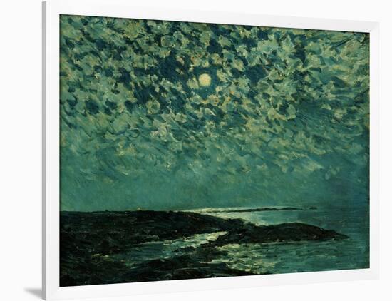 Moonlight, Isle of Shoals, 1892-Childe Hassam-Framed Giclee Print