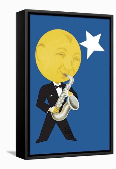 Moonlight Jazz-null-Framed Stretched Canvas