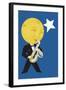 Moonlight Jazz-null-Framed Art Print