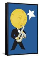 Moonlight Jazz-null-Framed Stretched Canvas