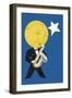 Moonlight Jazz-null-Framed Art Print