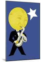 Moonlight Jazz-null-Mounted Art Print