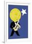 Moonlight Jazz-null-Framed Art Print