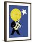 Moonlight Jazz-null-Framed Art Print