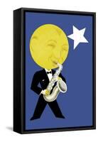 Moonlight Jazz-null-Framed Stretched Canvas