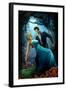 Moonlight Kiss-J.J. Brando-Framed Premium Giclee Print