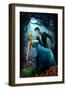 Moonlight Kiss-J.J. Brando-Framed Art Print