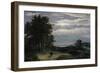 Moonlight Landscape-Johannes Adrianus Drift-Framed Giclee Print