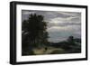 Moonlight Landscape-Johannes Adrianus Drift-Framed Giclee Print