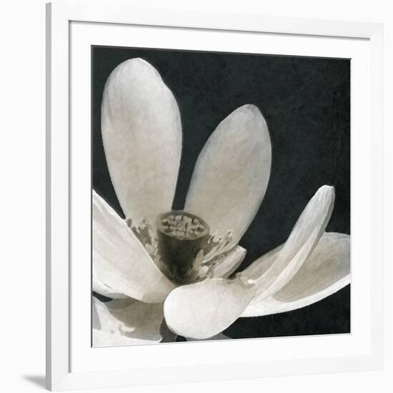 Moonlight Lily Pond I-Lucy Meadows-Framed Giclee Print