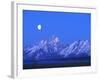 Moonlight on Grand Teton Range, Wyoming, USA-Stefano Amantini-Framed Photographic Print