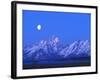 Moonlight on Grand Teton Range, Wyoming, USA-Stefano Amantini-Framed Photographic Print