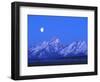 Moonlight on Grand Teton Range, Wyoming, USA-Stefano Amantini-Framed Photographic Print