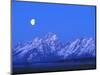 Moonlight on Grand Teton Range, Wyoming, USA-Stefano Amantini-Mounted Photographic Print