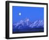 Moonlight on Grand Teton Range, Wyoming, USA-Stefano Amantini-Framed Photographic Print