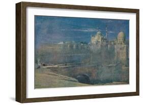 'Moonlight on the Citadel, Cairo', c1890-Albert Goodwin-Framed Giclee Print