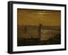 Moonlight on the Elbe, 1830-Carl Gustav Carus-Framed Giclee Print