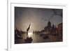Moonlight on the Grand Canal, Venice-Henry Pether-Framed Giclee Print