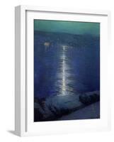 Moonlight on the River, 1919-Lowell Birge Harrison-Framed Giclee Print