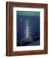 Moonlight on the River, 1919-Lowell Birge Harrison-Framed Giclee Print