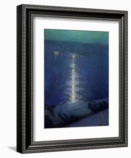 Moonlight on the River, 1919-Lowell Birge Harrison-Framed Giclee Print