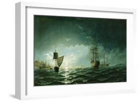 Moonlight over Constantinople-Edward Hoyer-Framed Giclee Print