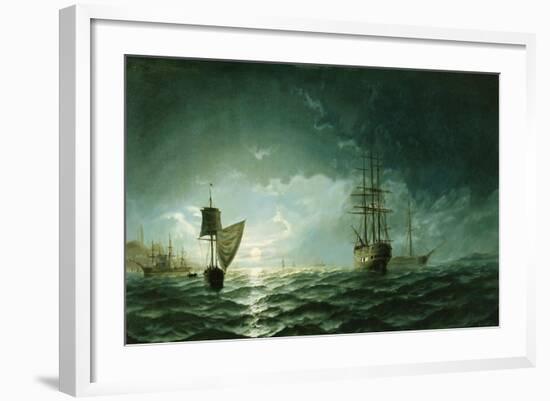 Moonlight Over Constantinople-Edward Hoyer-Framed Giclee Print