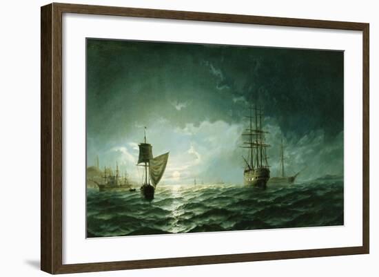 Moonlight Over Constantinople-Edward Hoyer-Framed Giclee Print