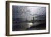 Moonlight over Luebeck-Louis Douzette-Framed Giclee Print